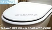 Asiento inodoro MERIDIAN-N COMPACTO tapawc compatible Roca