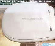 Asiento inodoro FRONTALIS COMPATIBLE amortiguado tapawc Roca