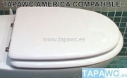 Tapa Wc AMERICA Tapawc Compatible Fijo Roca