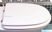 Asiento inodoro SEVILLA Bellavista tapawc compatible