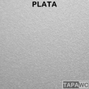 Tapa inodoro compatible metalizado PLATA tapawc