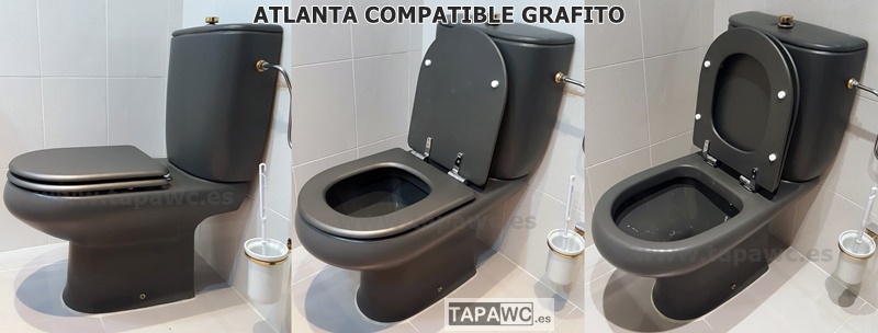 tapa wc atlanta compatible grafito foto amigo