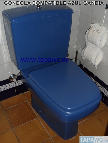 Asiento tapa wc adaptable para el modelo Gondola de Roca.