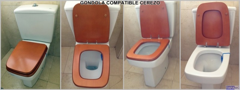 Asiento tapa wc adaptable para el modelo The Gap de Roca.