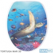 Asiento TORTUGA MAR 3D tapawc decora