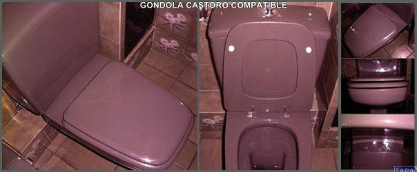 Asiento tapa wc adaptable para el modelo Gondola de Roca.