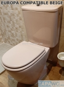 Tapa Wc EUROPA Tapawc Compatible Porsan/Sangra AMORTIGUADO