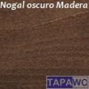 Tapa inodoro compatible NOGAL OSCURO tapawc madera