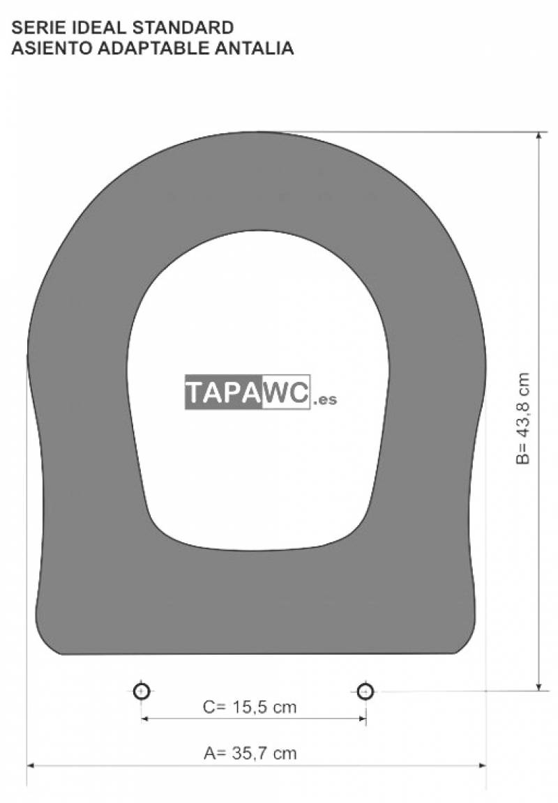 Tapa wc Small + de Ideal Standard Compatible