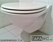 Asiento inodoro SUSPENDIDO tapawc compatible Sangra