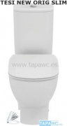 Asiento inodoro TESI NEW SLIM original tapawc ideal standard