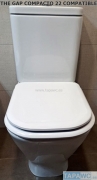 Asiento THE GAP SQUARE COMPACTO 22 tapawc compatible Roca