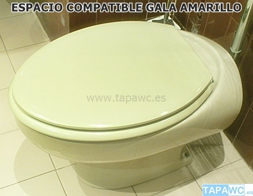 Asiento tapa wc adaptable para el modelo Nostalgia de Gala.