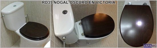 Tapa Wc Madera Nogal