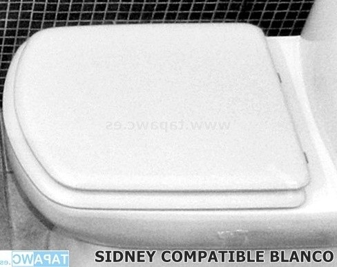 ROCA Tapa y Asiento Amortiguado taza Sidney Blanco