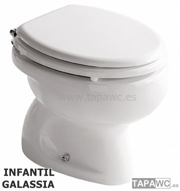 Tapa WC Infantil CERÁMICA CIELO (Tapa + Aro)