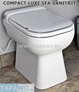 Asiento SANICOMPACT LUXE tapawc compatible SFA-SANITRIT