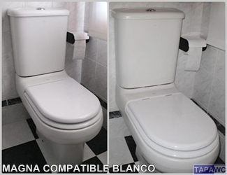 Asiento inodoro MAGNA tapawc compatible Bellavista Teka horizontal