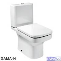 Asiento inodoro DAMA-N compatible AMORTIGUADO tapawc Roca