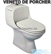 Asiento inodoro VENETO compatible PORCHER tapawc