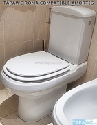 Tapa Wc ROMA Tapawc Compatible Amortiguado Porsan Sangra