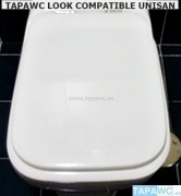 Tapa Wc LOOK Compatible Amortiguado Tapawc Unisan Sanindusa